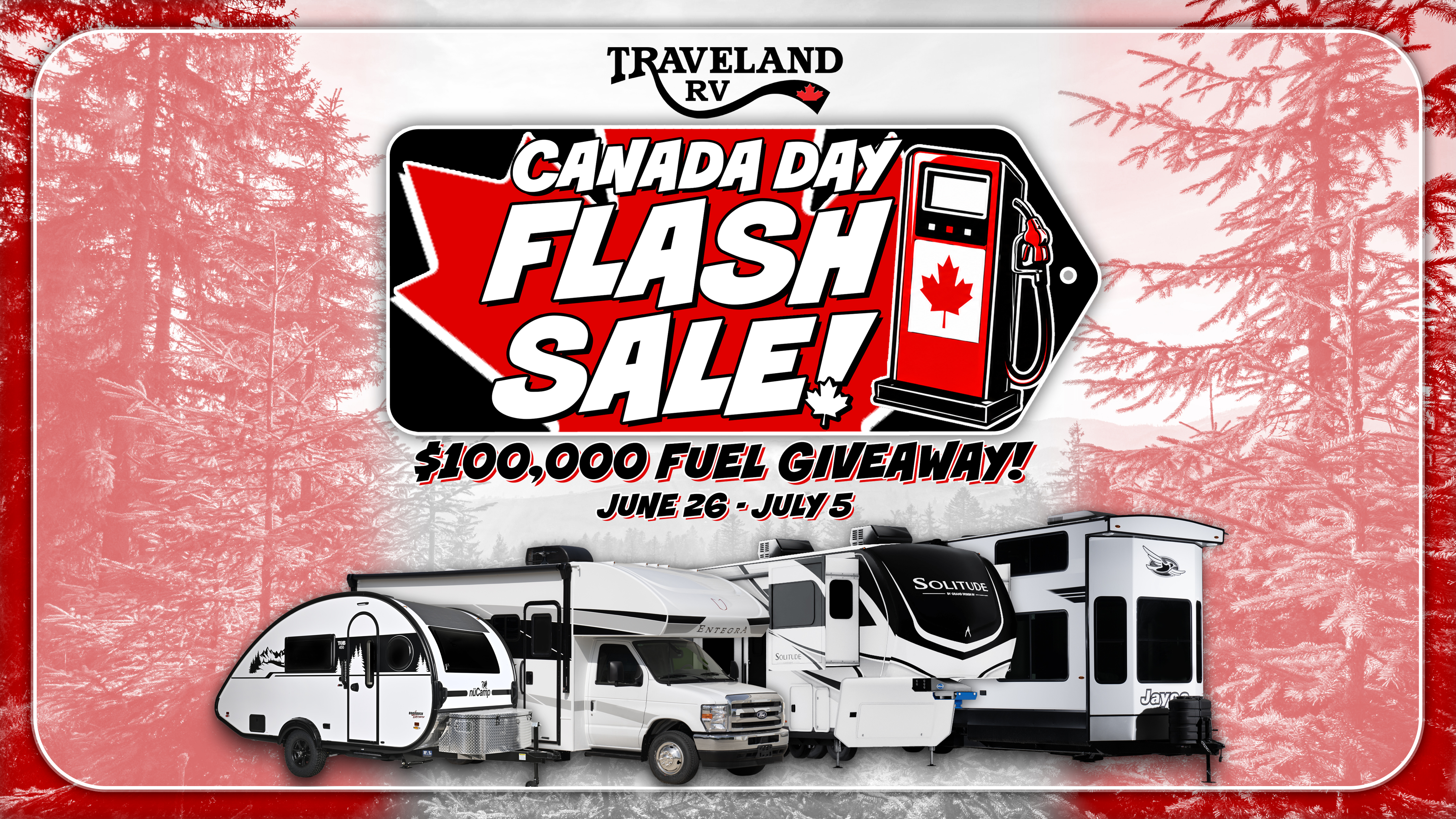 Canada Day Flash Sale: 5 Lightweight, New $2,025 Rebate Travel Trailers